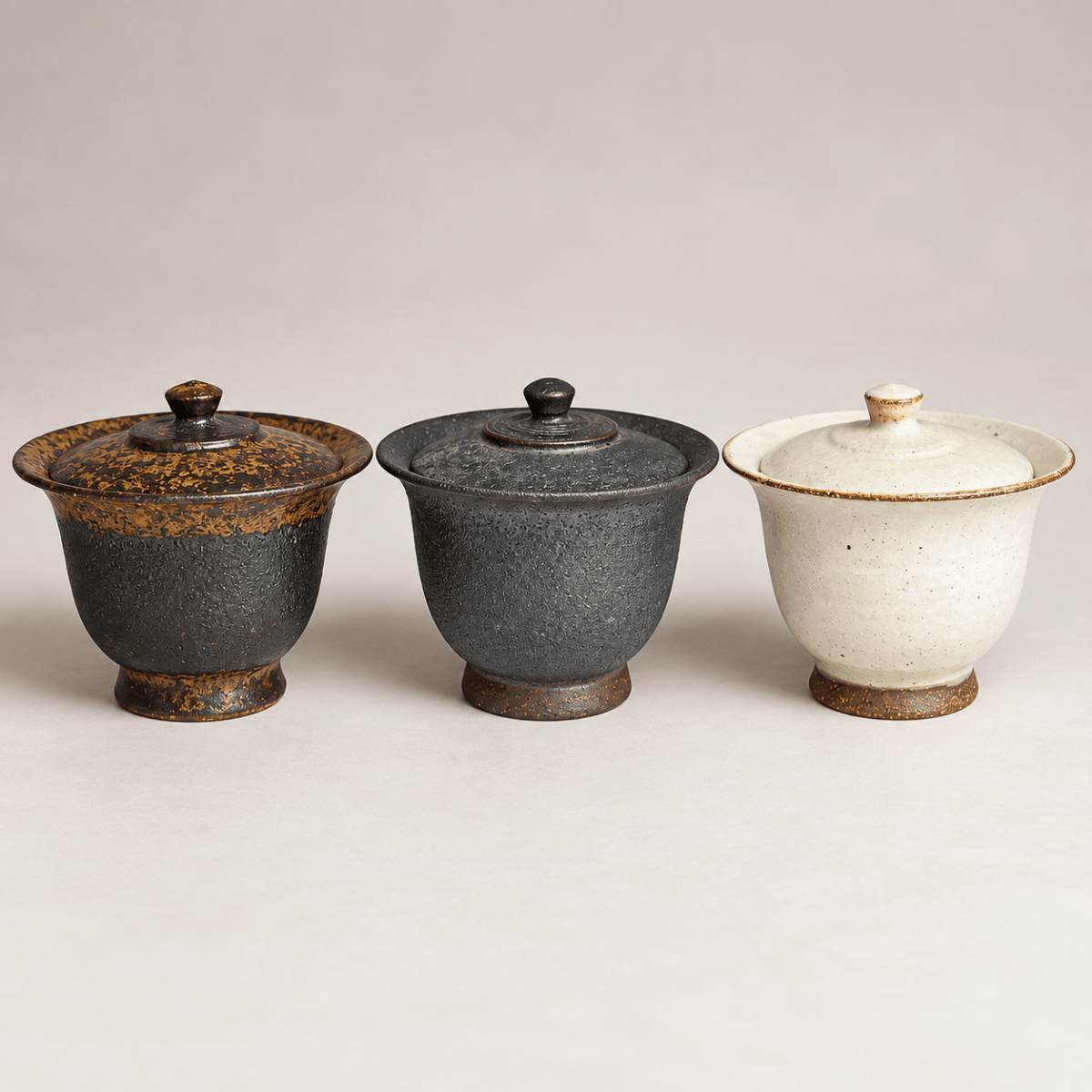 Ancient Earth -Japanese Handmade Shigaraki-yaki Hohin Gaiwan – Tea