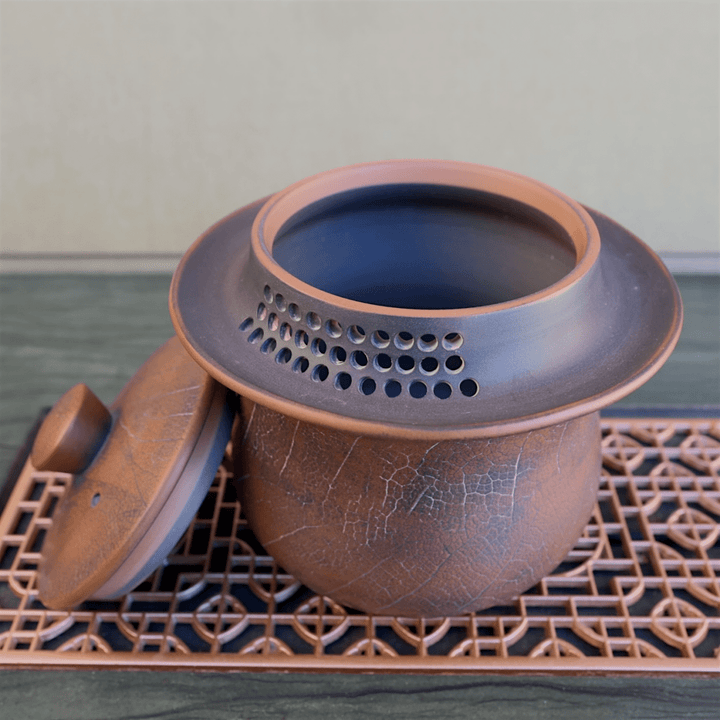 "Earth and Moon" Jianshui Handmade Easy Gaiwan - Tea and Whisk