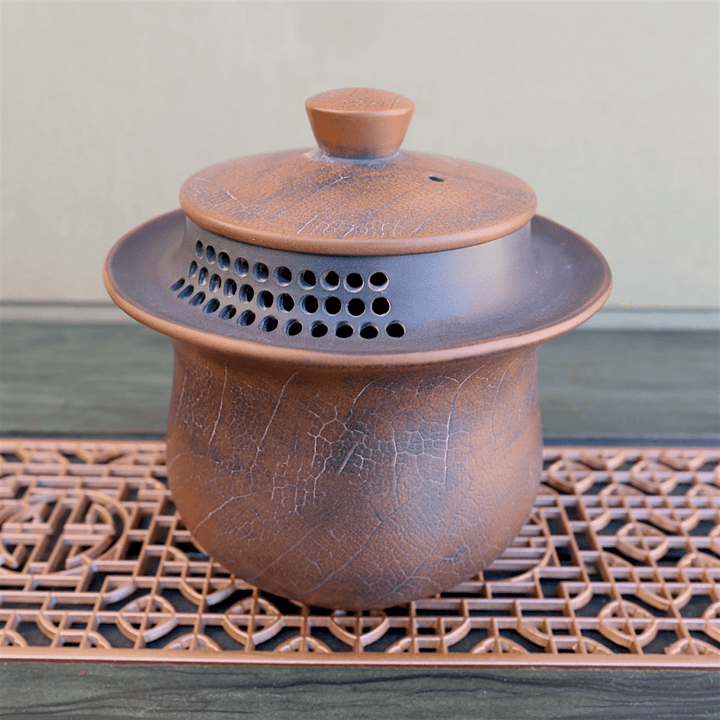 "Earth and Moon" Jianshui Handmade Easy Gaiwan - Tea and Whisk