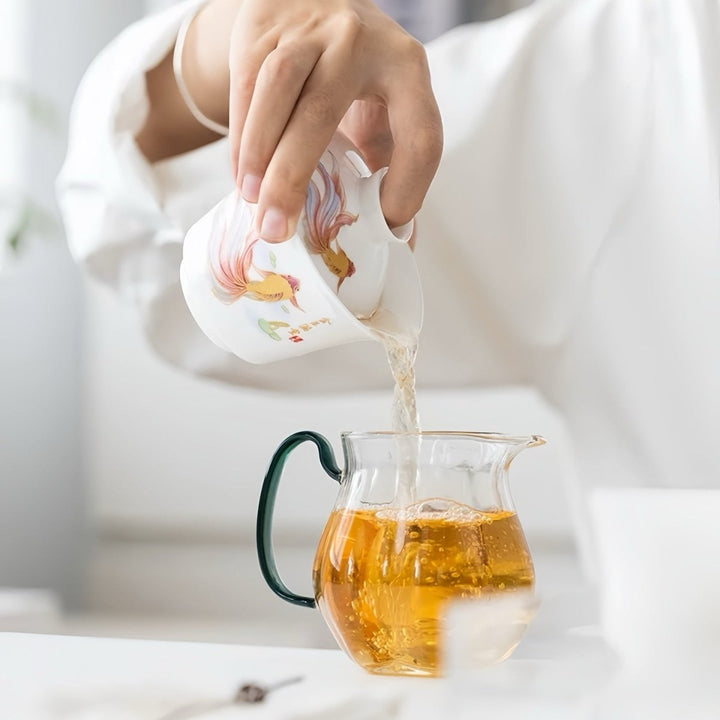 Goldfish - Premium Porcelain Gaiwan - Tea and Whisk