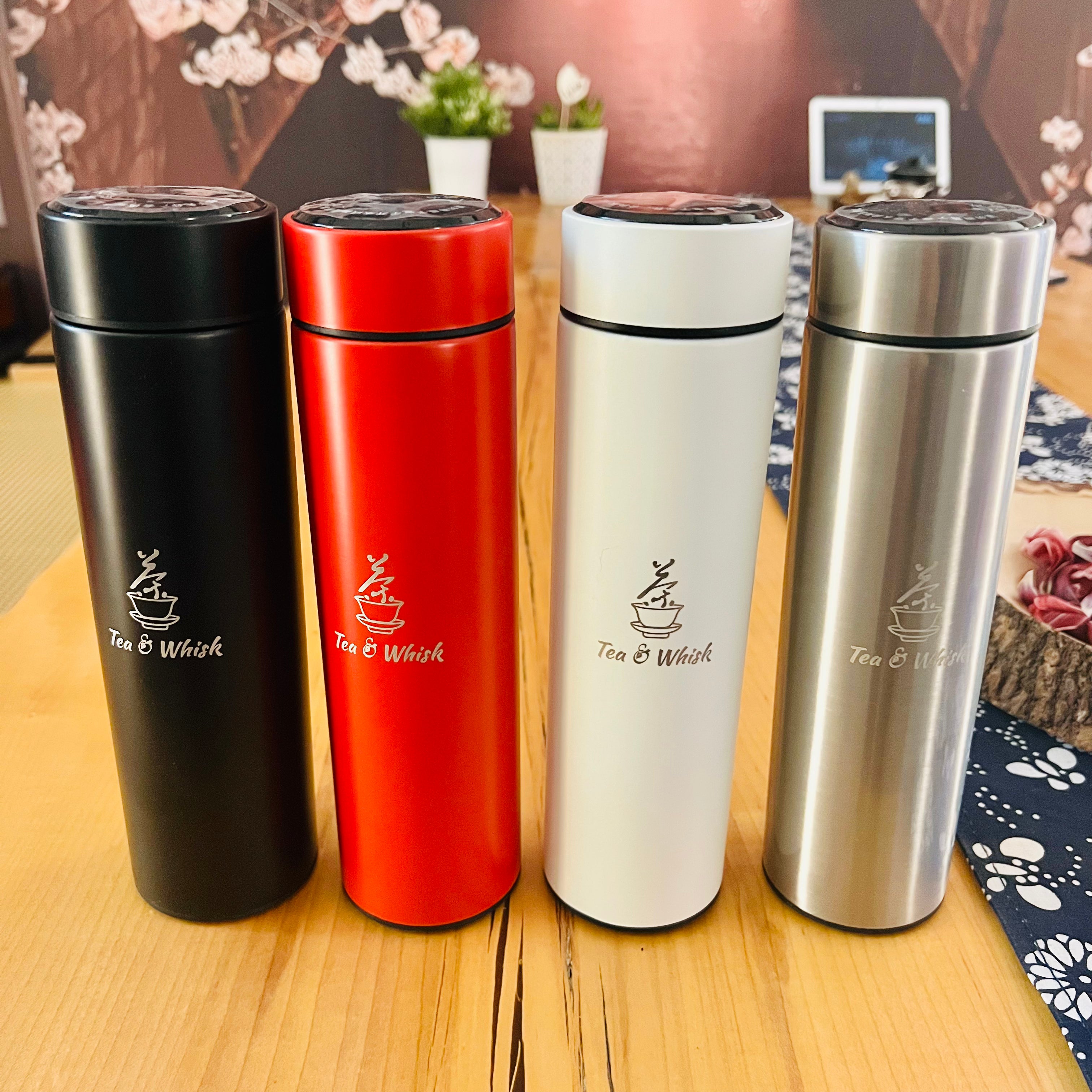 Stainless Steel Coffee Vacuum Insulated Travel Mug Tumbler With Temperature  Display Hot / Ice Coffee,Tea