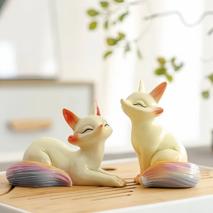 Kitsune Fox Color - Changing Tea Pet - Tea and Whisk