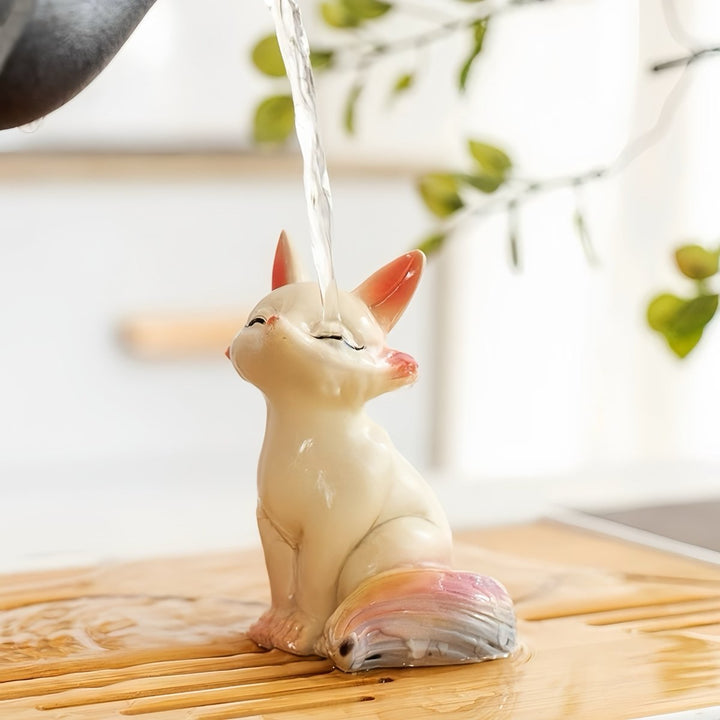Kitsune Fox Color - Changing Tea Pet - Tea and Whisk