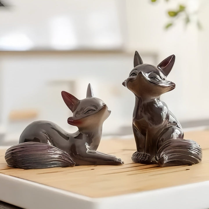 Kitsune Fox Color - Changing Tea Pet - Tea and Whisk