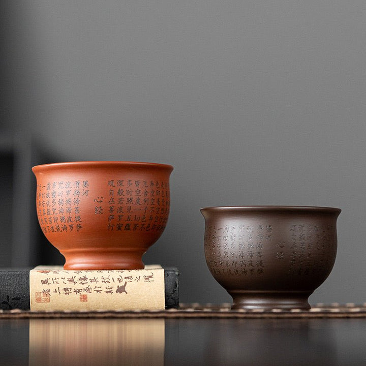 Premium Yixing Clay Teacup - Tea and Whisk