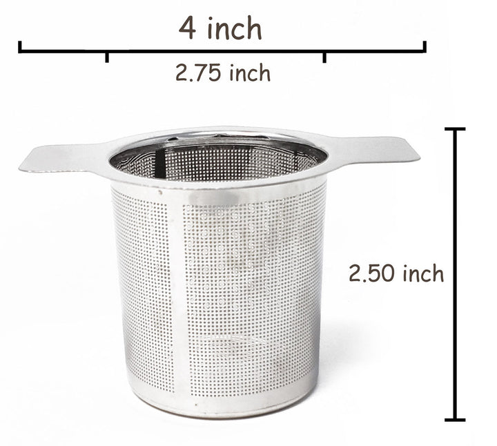 Stainless Steel Laser Cut Strainer - Tea and Whisk