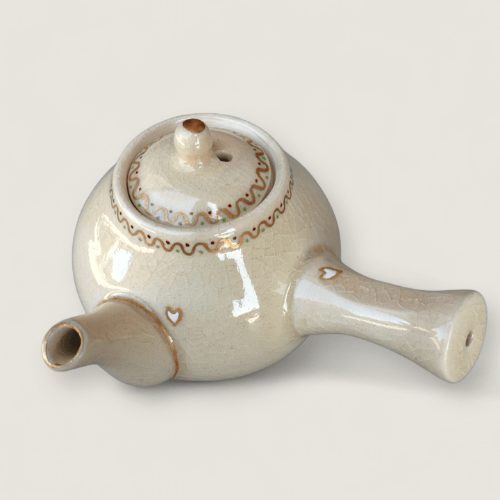 Tohomura Handpainted Japanese Kyusu Teapot - Hanagokoro - Tea and Whisk