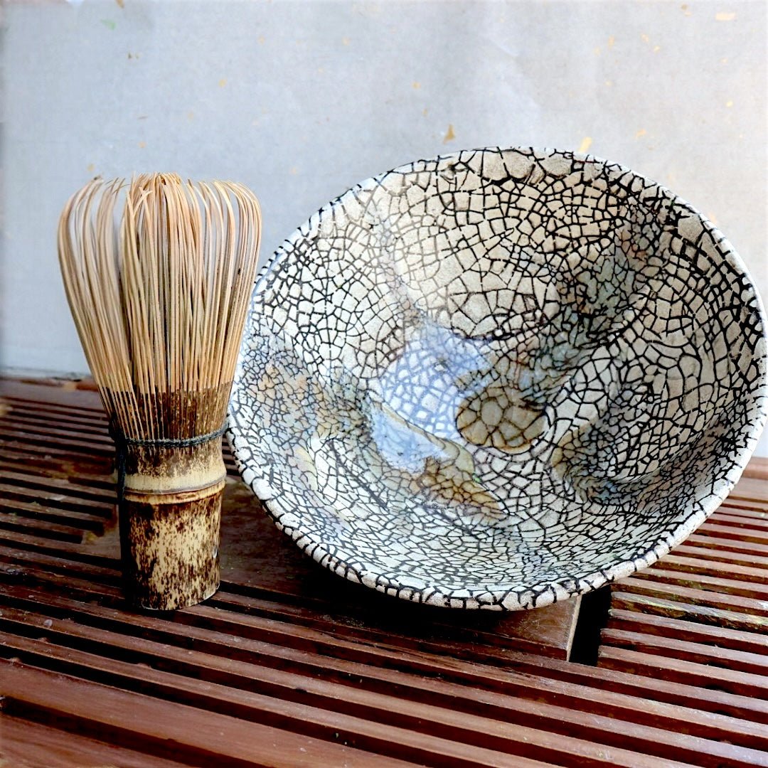 Tokoname Matcha Bowl - Tea and Whisk