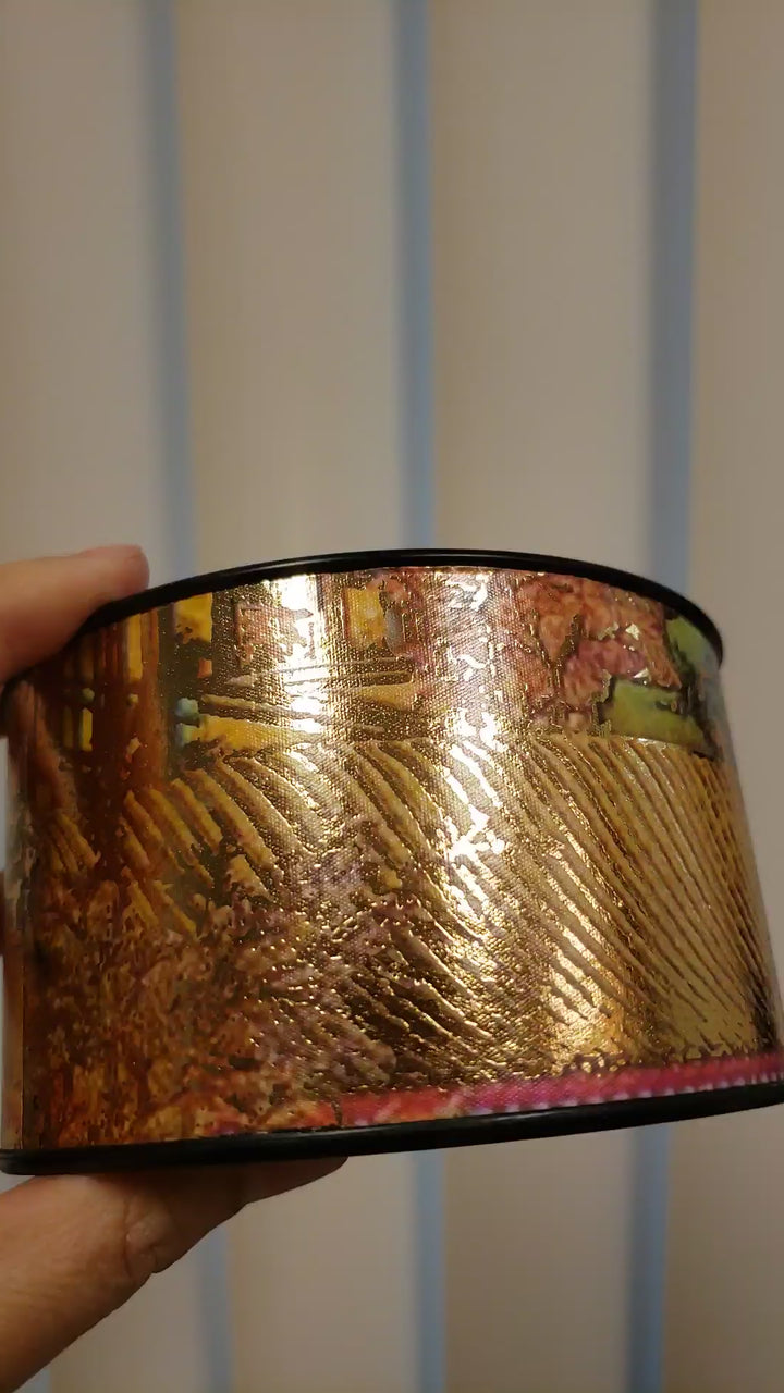 Decorative Barrel Gift Box Set with 4 Herbal Loose Tea