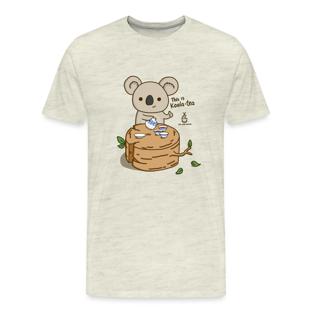 This is Koala-tea Premium T-Shirt - heather oatmeal