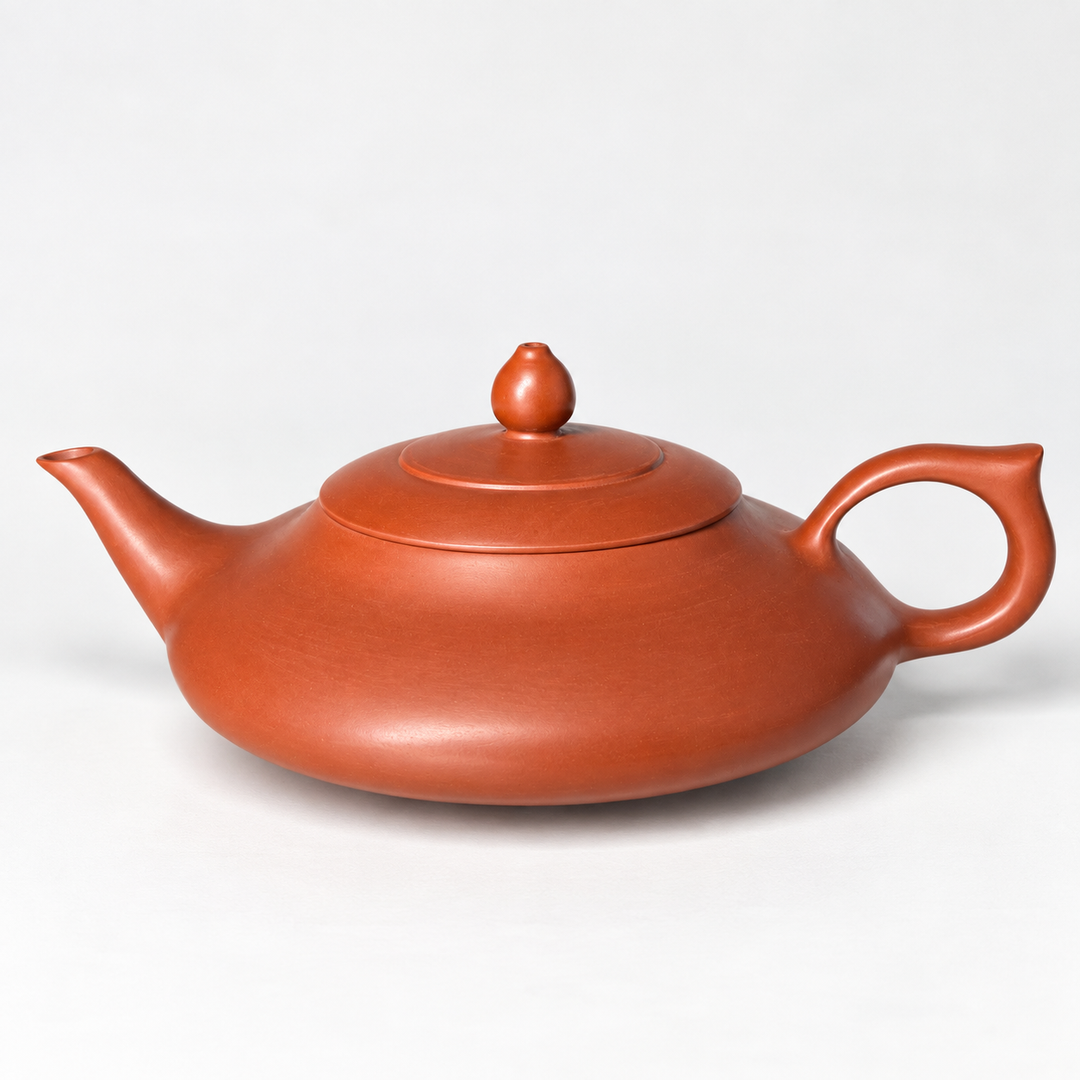 Chaozhou 100% Handmade FLAT Zhuni Teapot