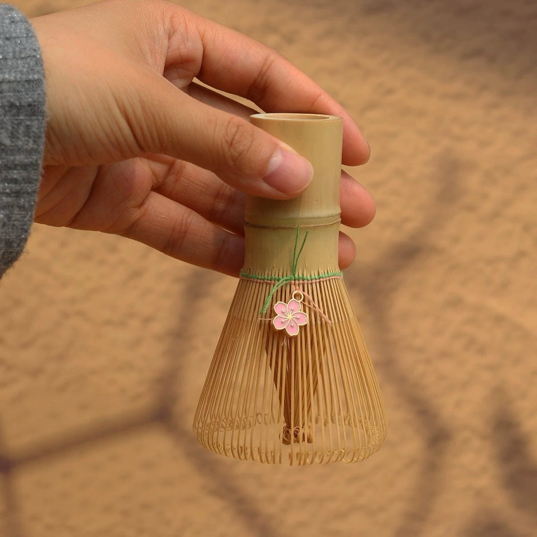 100 - prongs Bamboo Matcha Whisk - Tea and Whisk