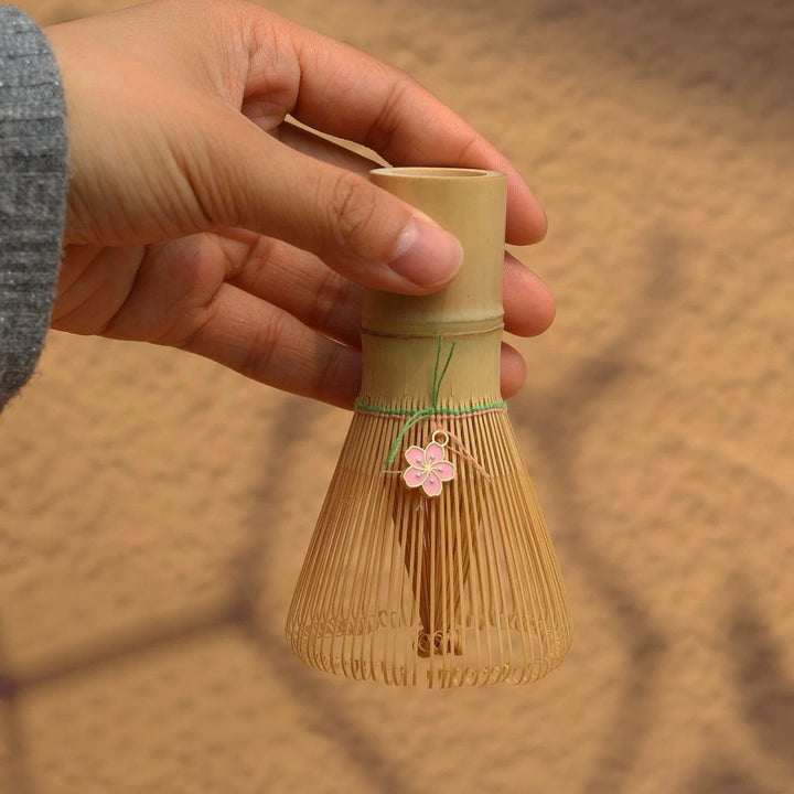 100 - prongs Bamboo Matcha Whisk - Tea and Whisk