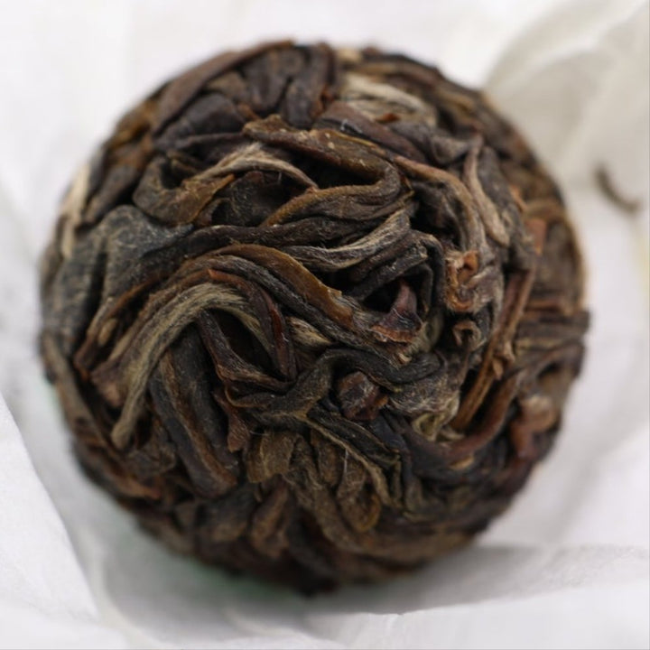 150 - Year Ancient Tree BingDao Dragon Ball Raw Puerh - Tea and Whisk