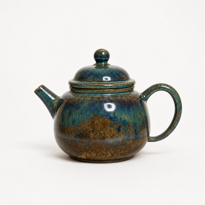 Jianshui Wood-Fired Kiln-Changed Glazed Teapot Collection