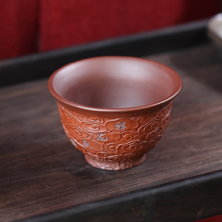 Handcrafted Yixing Clay “Dragon” Teacup