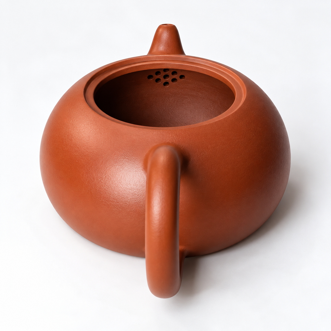 Yixing “Half Moon” Handmade Zhuni Teapot