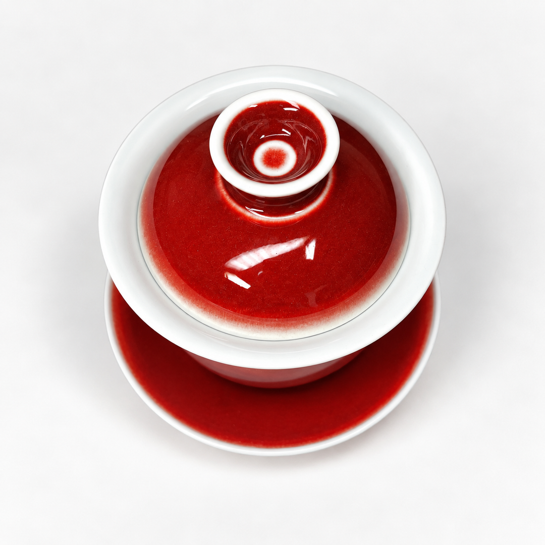 Langhong Gaiwan- Legendary Copper Red of Jingdezhen