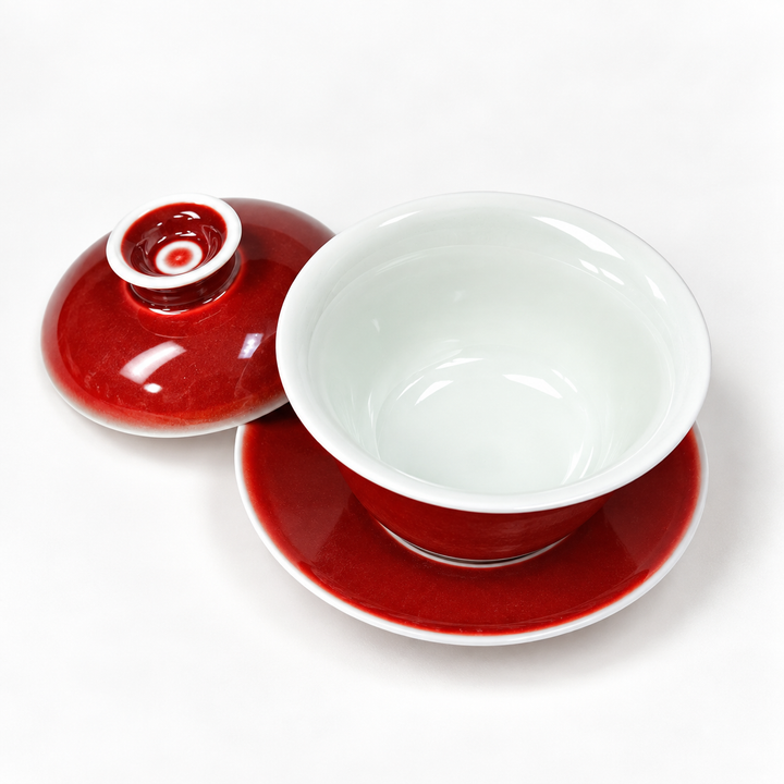 Langhong Gaiwan- Legendary Copper Red of Jingdezhen