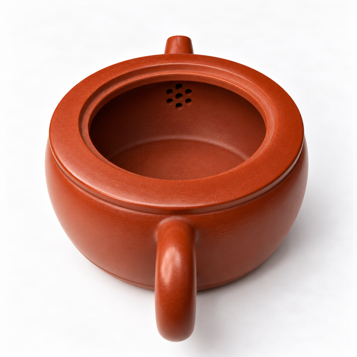Yixing Flat “Hanwa” Handmade Zhuni Teapot 160ml