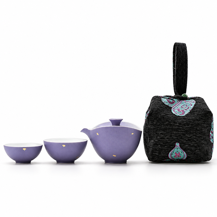 Lilac Moonlight Portable Tea Set