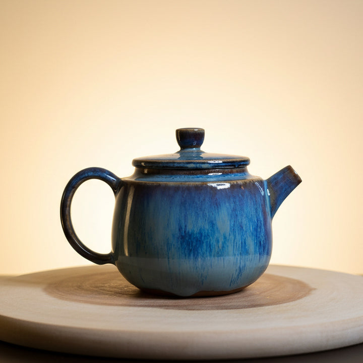 Jianshui Wood-Fired Kiln-Changed Glazed Teapot Collection