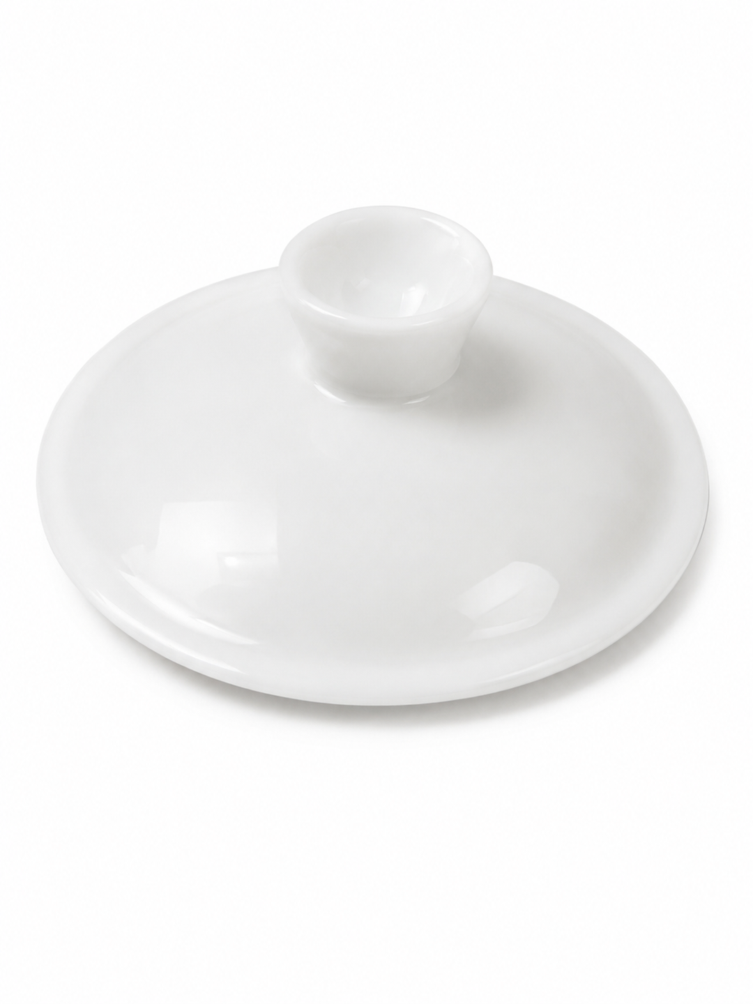 Jingdezhen “Zhe Yao” Graceful Waist Pure White Jade Porcelain Gaiwan