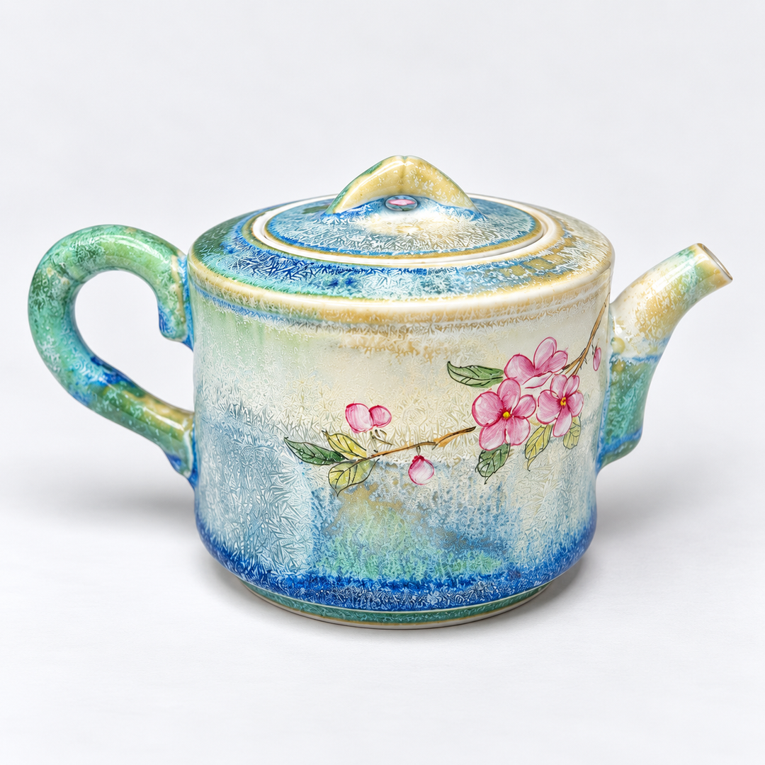 Spring Frost Blossom -Handcrafted Jingdezhen Teapot 150ml