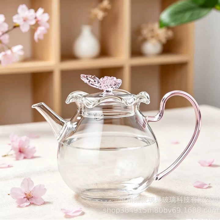 Butterfly Bloom Glass Teapot Collection