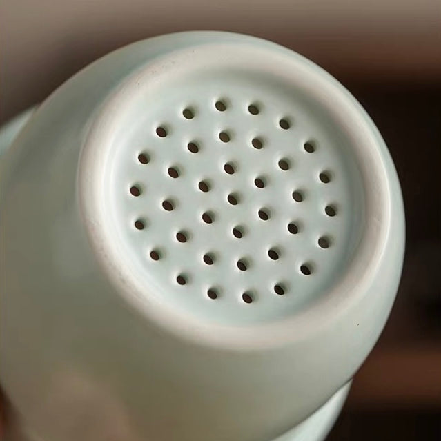 Celadon Mountain Office Travel Tea Mug with Infuser
