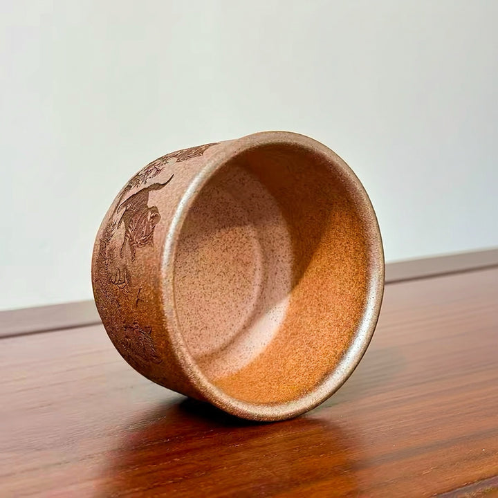 Cats Garden - Yixing Duanni Clay Woodfired Teacup