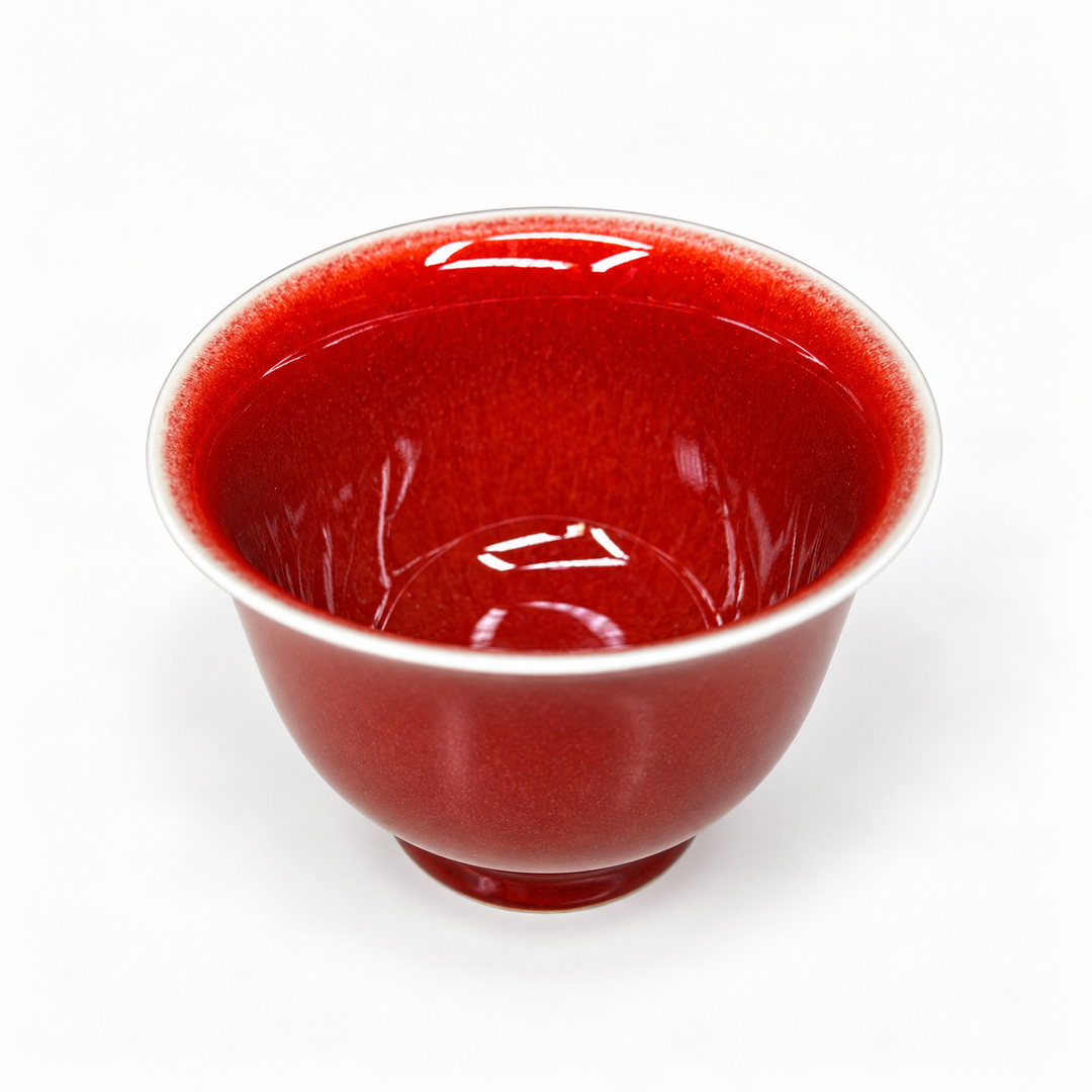 Langhong Teacup - Legendary Copper Red of Jingdezhen