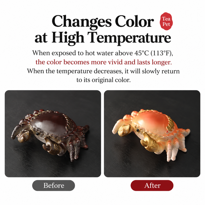 Golden Fortune Color-Changing Tea Pet