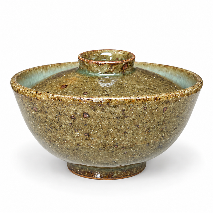 Earth & Jade - Koishiwara-yaki Japanese Handmade Shiboridashi Gaiwan 80ml