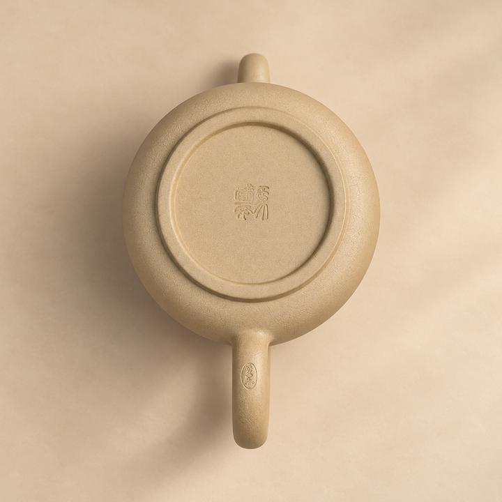 Autumn Bamboo Jianshui Handmade Teapot – Rare Beige Clay | 150ml