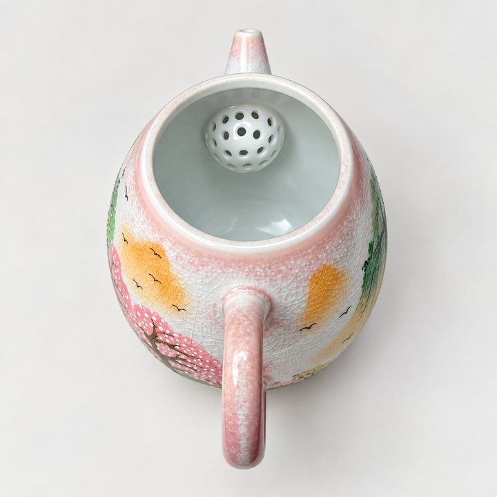 Spring Mist Landscape - Jingdezhen Handcrafted Teapot 160ml