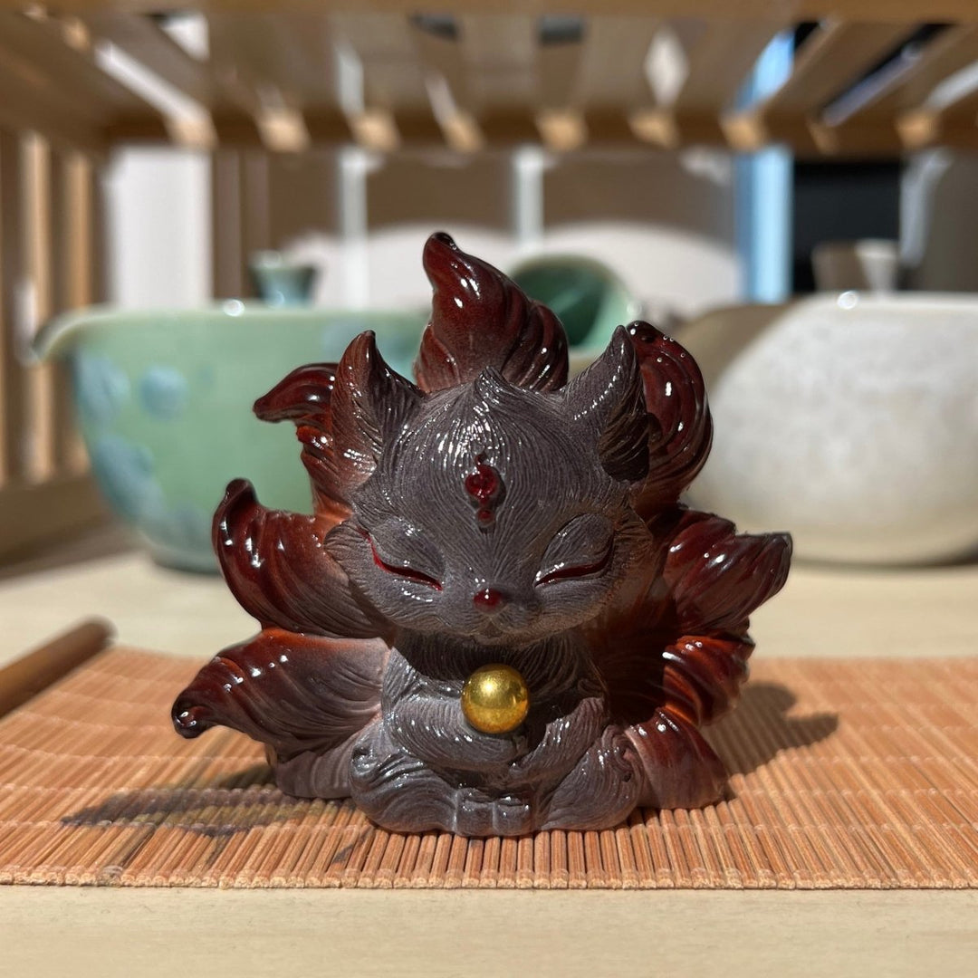 9 Tails Fox Color - Changing Tea Pet - Tea and Whisk