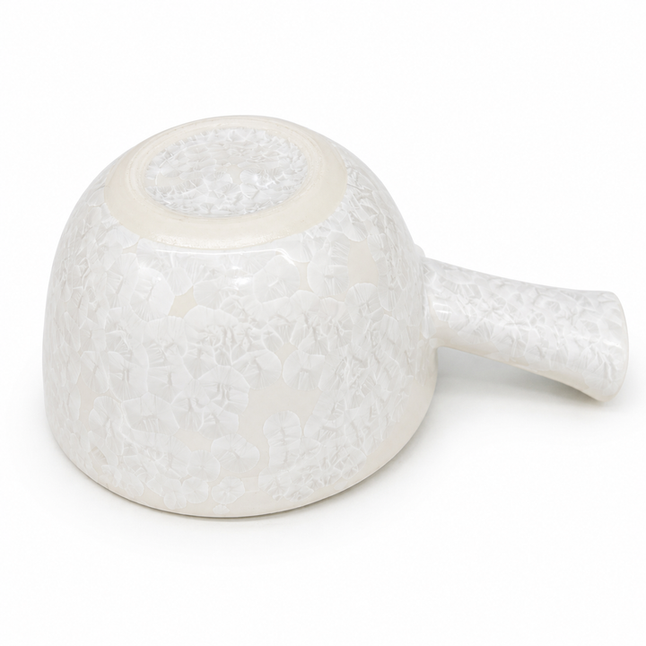 Frost Bloom -Japanese Kyoto Ice Crystal Glaze Kyusu Teapot
