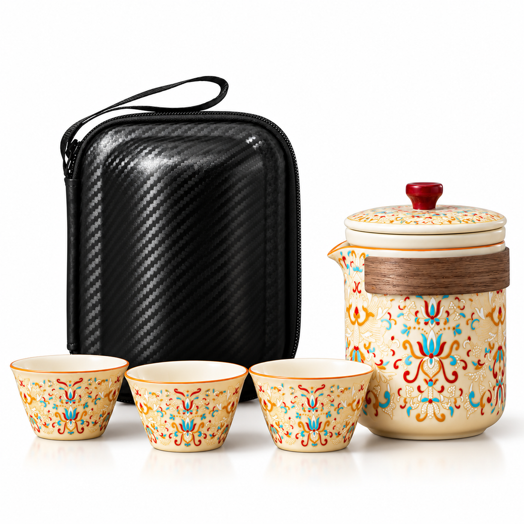 Oriental Charm Travel Tea Set Collection