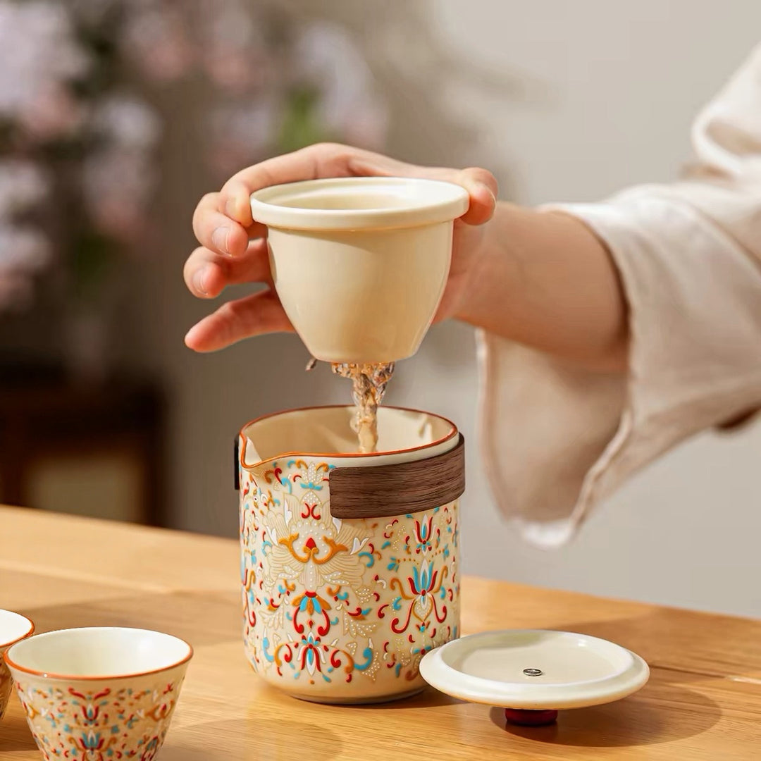 Oriental Charm Travel Tea Set Collection