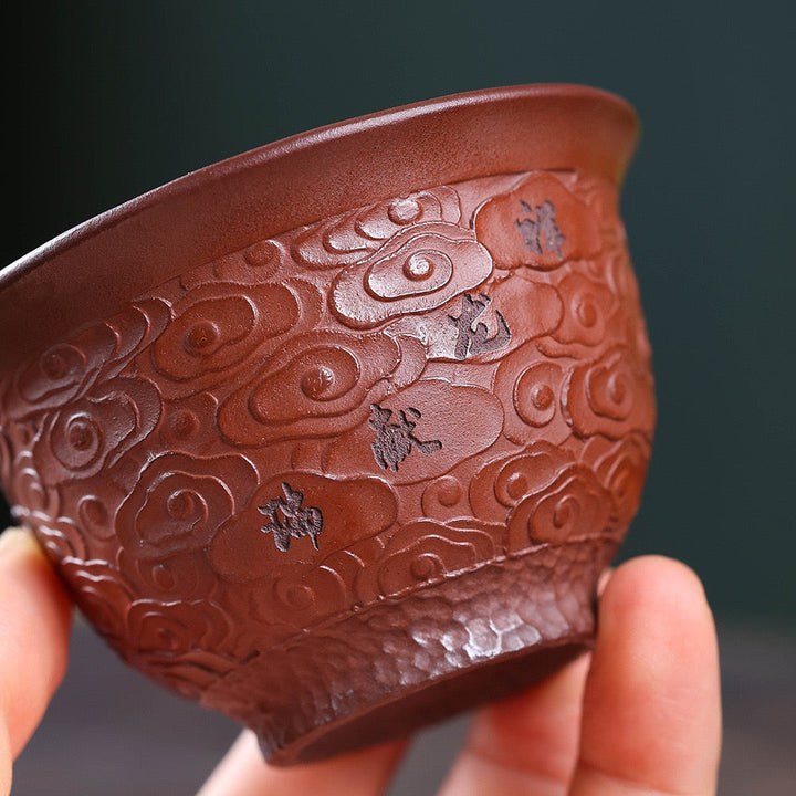 Handcrafted Yixing Clay “Dragon” Teacup