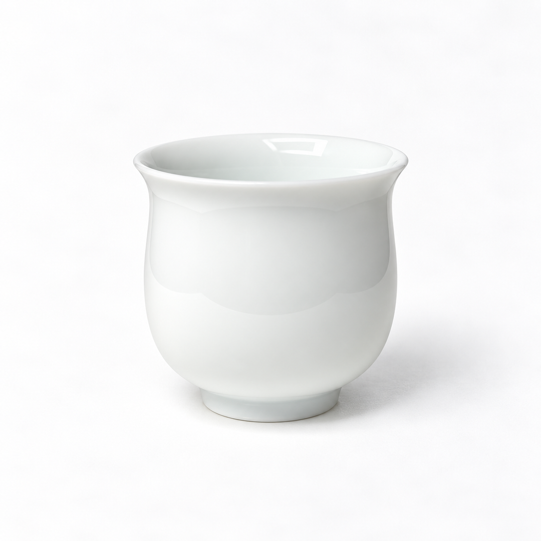 Jingdezhen "Fulu" Handcrafted White Jade Teacup 45ml
