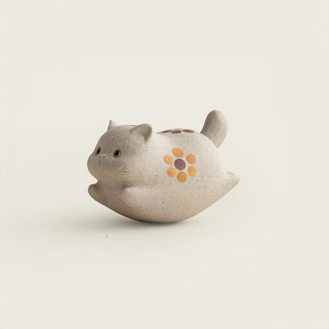 Cozy Cat - Yixing Clay Handmade Teapet