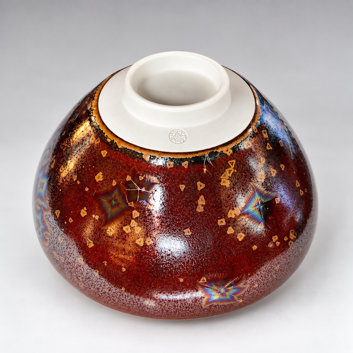 Galaxy - Kyoyaki Tenmoku Japanese Handmade Matcha Bowl