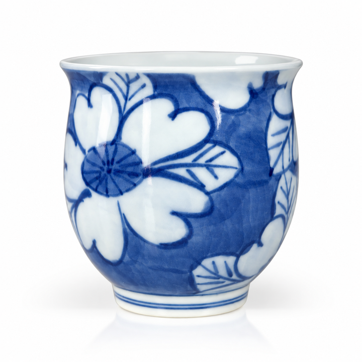 Japanese Handcrafted Arita-yaki Qinghua Porcelain Teacup