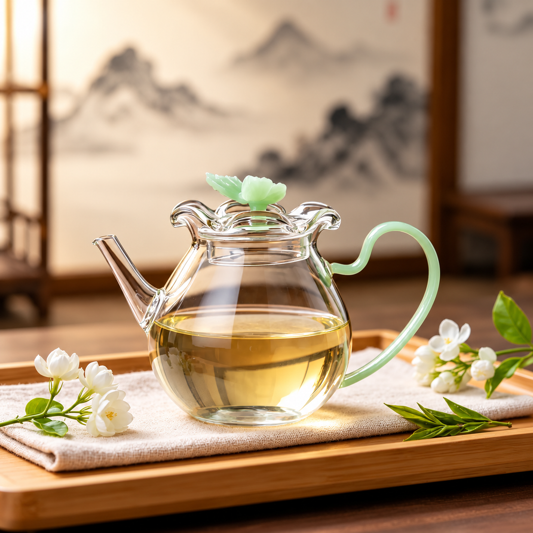 Butterfly Bloom Glass Teapot Collection