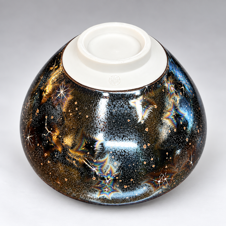 Galaxy - Kyoyaki Tenmoku Japanese Handmade Matcha Bowl