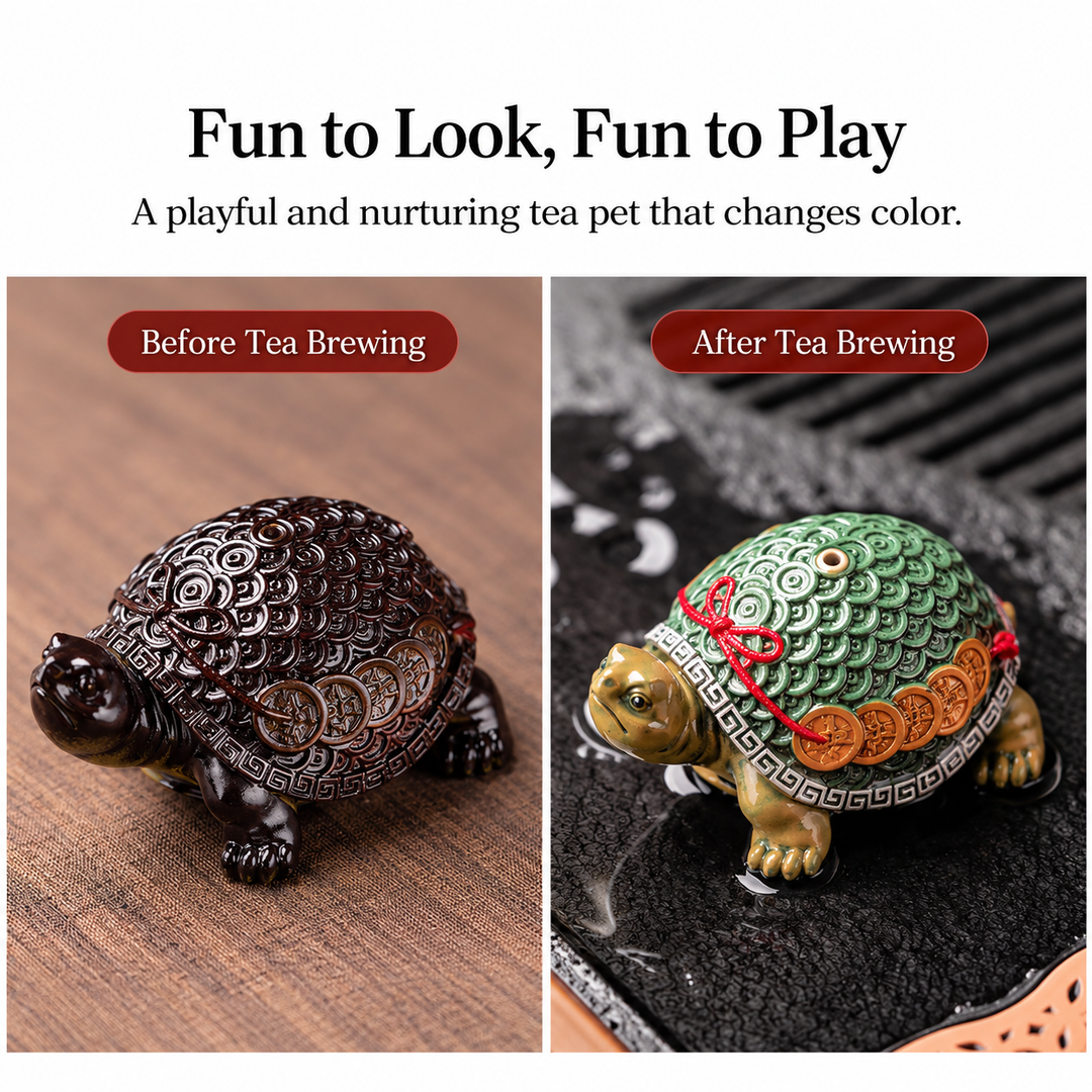 Golden Fortune Color-Changing Tea Pet