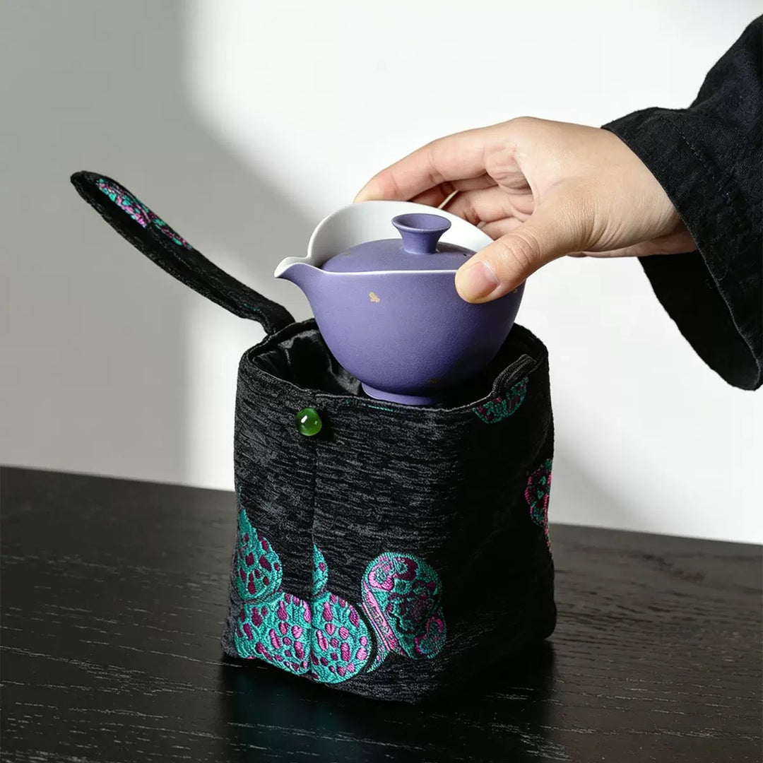 Lilac Moonlight Portable Tea Set