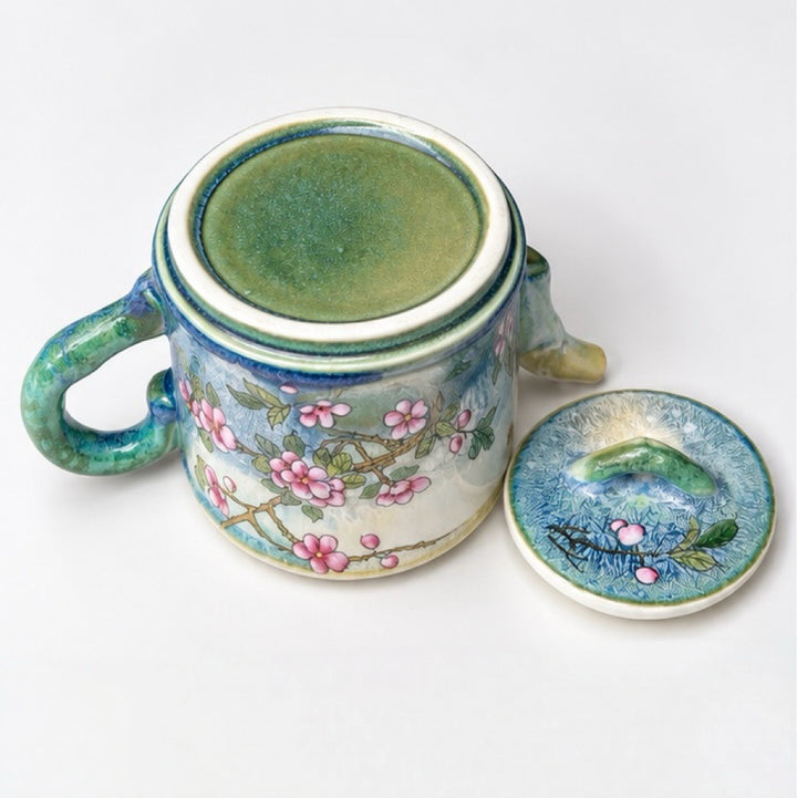 Spring Frost Blossom -Handcrafted Jingdezhen Teapot 150ml
